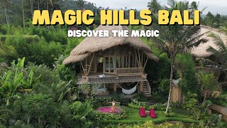 Spending a NIGHT in MAGIC HILLS Eco Lodge Bali - Bamboo Villa 2022 Tour