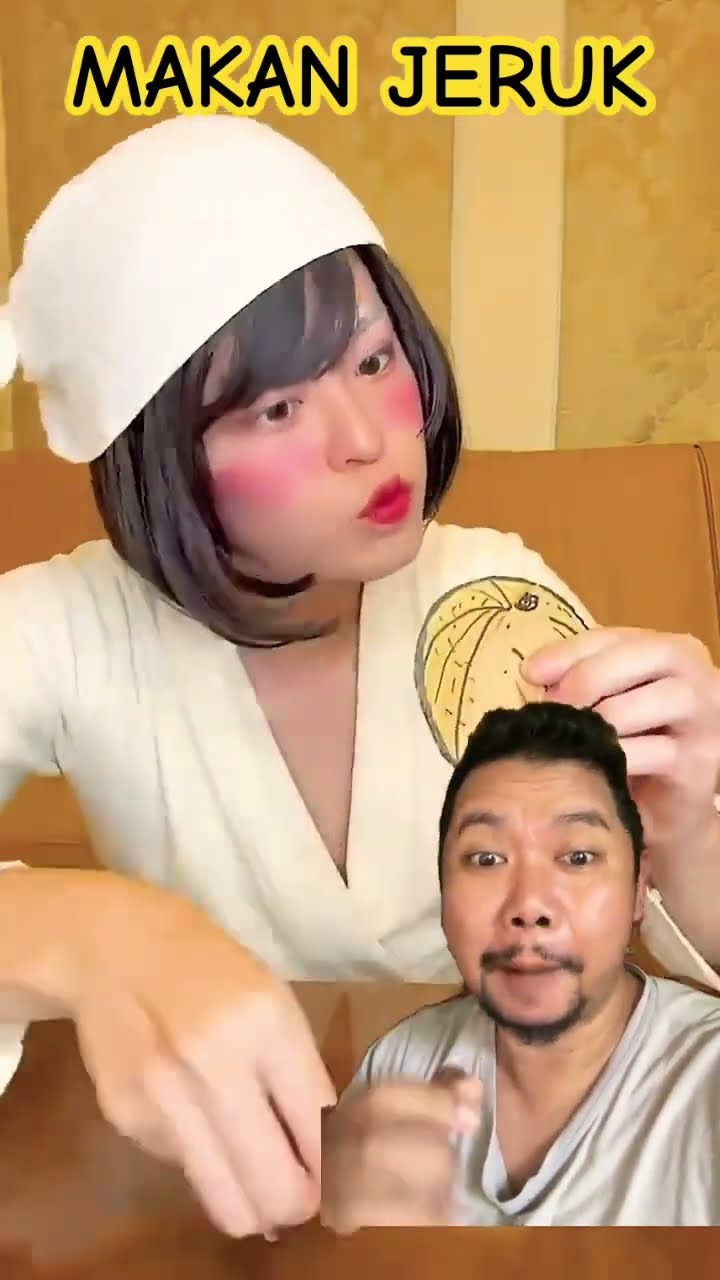 MAKAN JERUK KOK SAMA KULITNYA!!!?? #funny #mukbang #comedy #food #shortsfeed