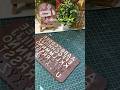 DIY Mouldit Clay Alphabet Keychain #shorts #viral #diy #artandcraft #art #shortsfeed #youtubeshorts