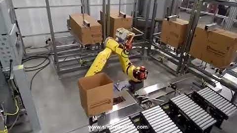 Automatic box robot hand forming erecting machine carton box feeder