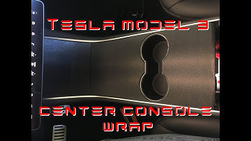 Tesla Model 3 - Center Console Wrap