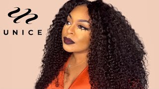 TRYING ON UNICE V-PART WIG UNIT 👀 BOMBSHELL HAIR 🔥 | Alashia XO screenshot 5