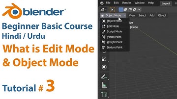 Blender 3D Beginner Basic Course Hindi / Urdu Tutorial 3