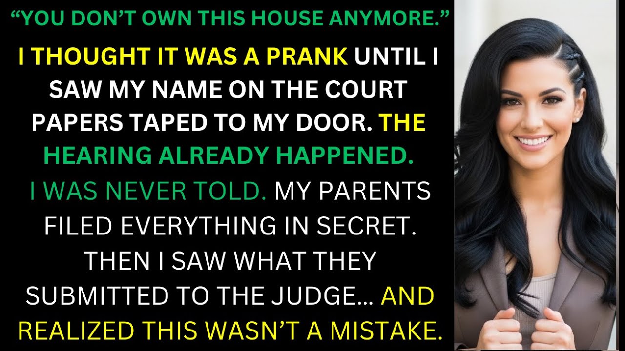I Was Summoned to Court Without Warning—My Parents Had Been Planning It for Months and…