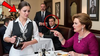A Poor Waitress Was Fired… Then a Billionaire Noticed Her Pendant and Froze in Shock!