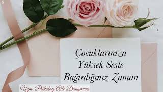 Çocuklara Bağırmak 1Dk Poloji