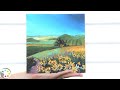 How to Paint with Acrylics | Wildflower Landscape Tutorial
