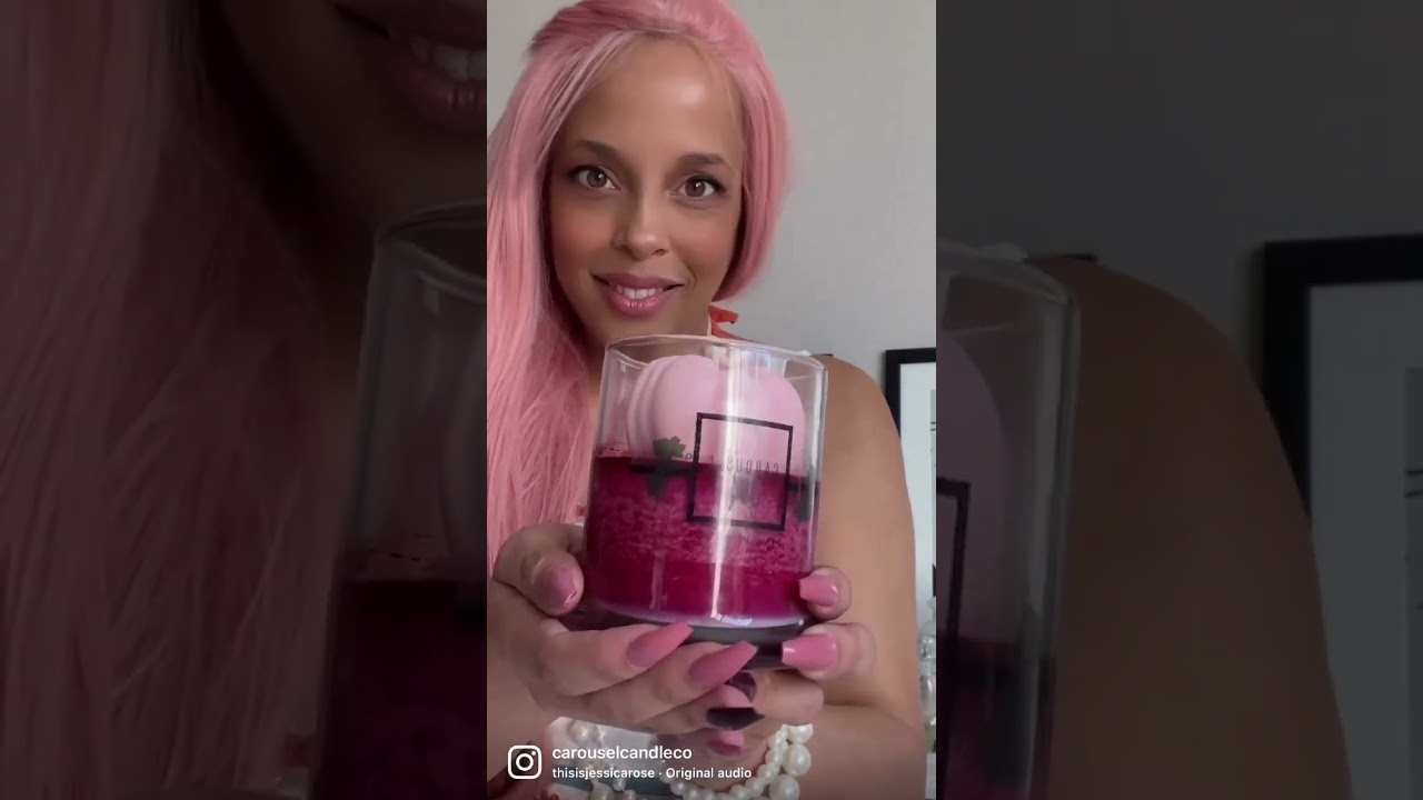 Pink Pumpkin candle video now up!