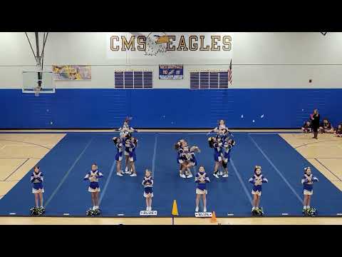 King George Middle School at Caroline Cheerleading Competition 2022 Round 2