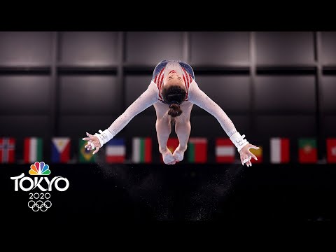 Download Suni Lee goes HUGE on the uneven bars with 15.300 routine | Tokyo Olympics | NBC Sports