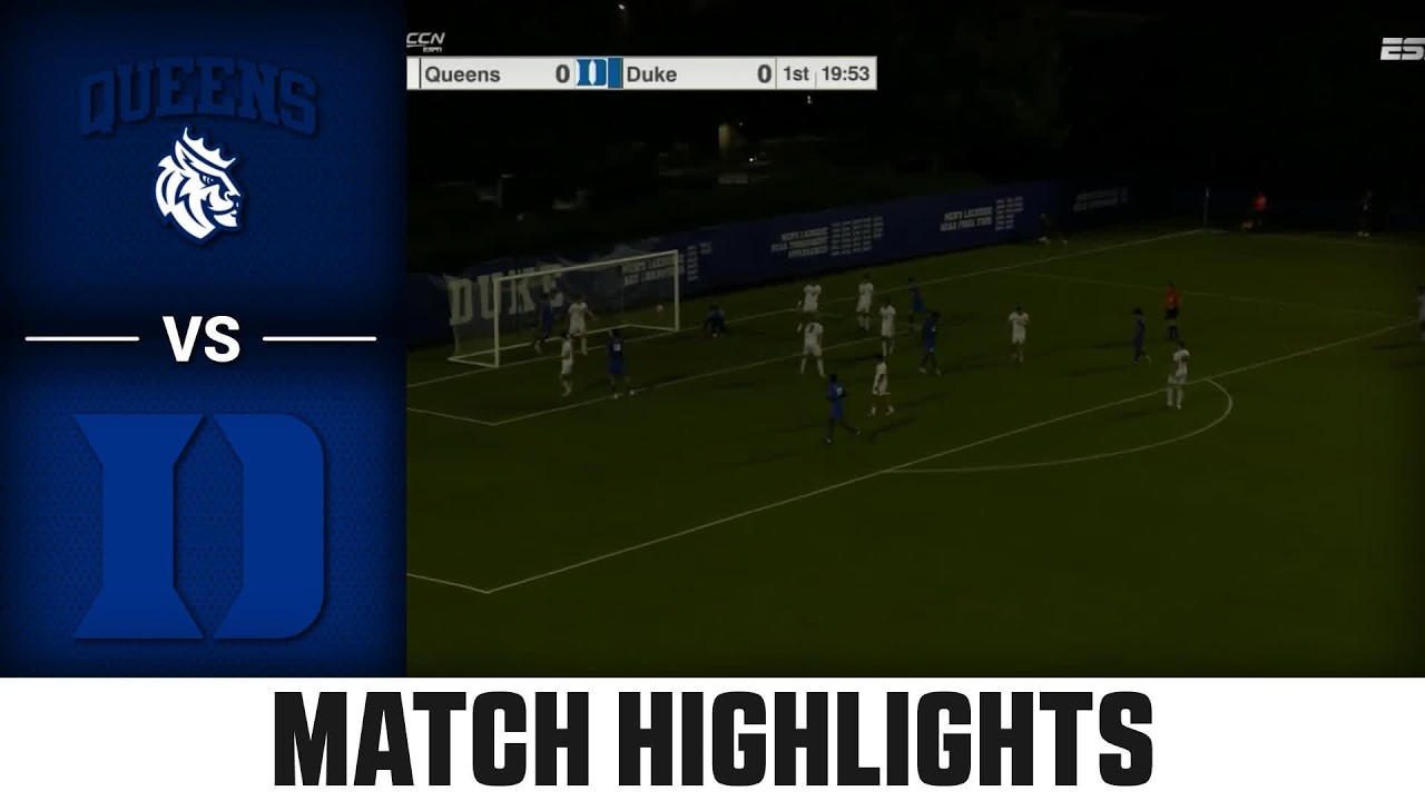 Queens (NC) vs. Duke Match Highlights | 2026 ACC Men's Soccer