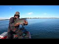 Pre  spawn deep water slam white perch bass  catfish lake murray