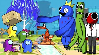 Among Us Vs. Rainbow Friends Toonz Funny Animation