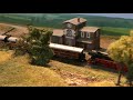 N Scale Model Train Layout - German Steam Locomotives and Diesel Engines