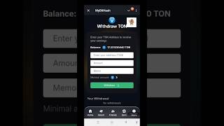 New Toncoin Mining Telegram Bot 2026 ~ Ton Mine Mobile Phone #telegrambot #cryptoairdrop #toncoin