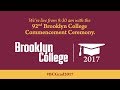92nd Annual Commencement Ceremony | May 30, 2017