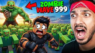 I Survived 100 Waves In a ZOMBIE APOCALYPSE In ROBLOX screenshot 1