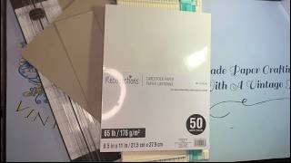 8 X 8 BABY ALBUM WITH 3 IN. SPINE STEP BY STEP TUTORIAL~ PART 1...