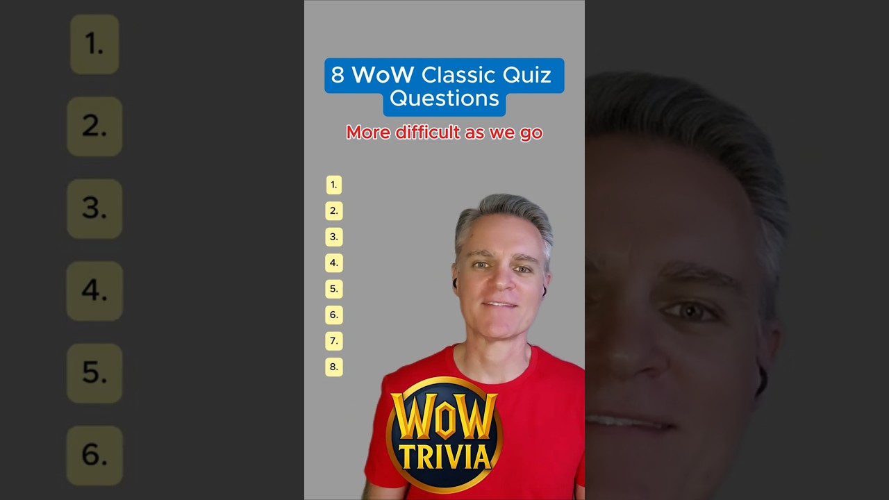 WoW Classic General Knowledge Trivia Ep. 3 | Test Your Azeroth Knowledge! 