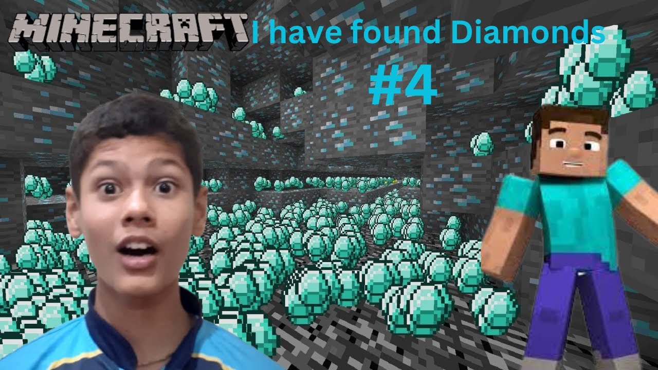 I found Diamonds || Minecraft Survival #4 || Pukadams - YouTube