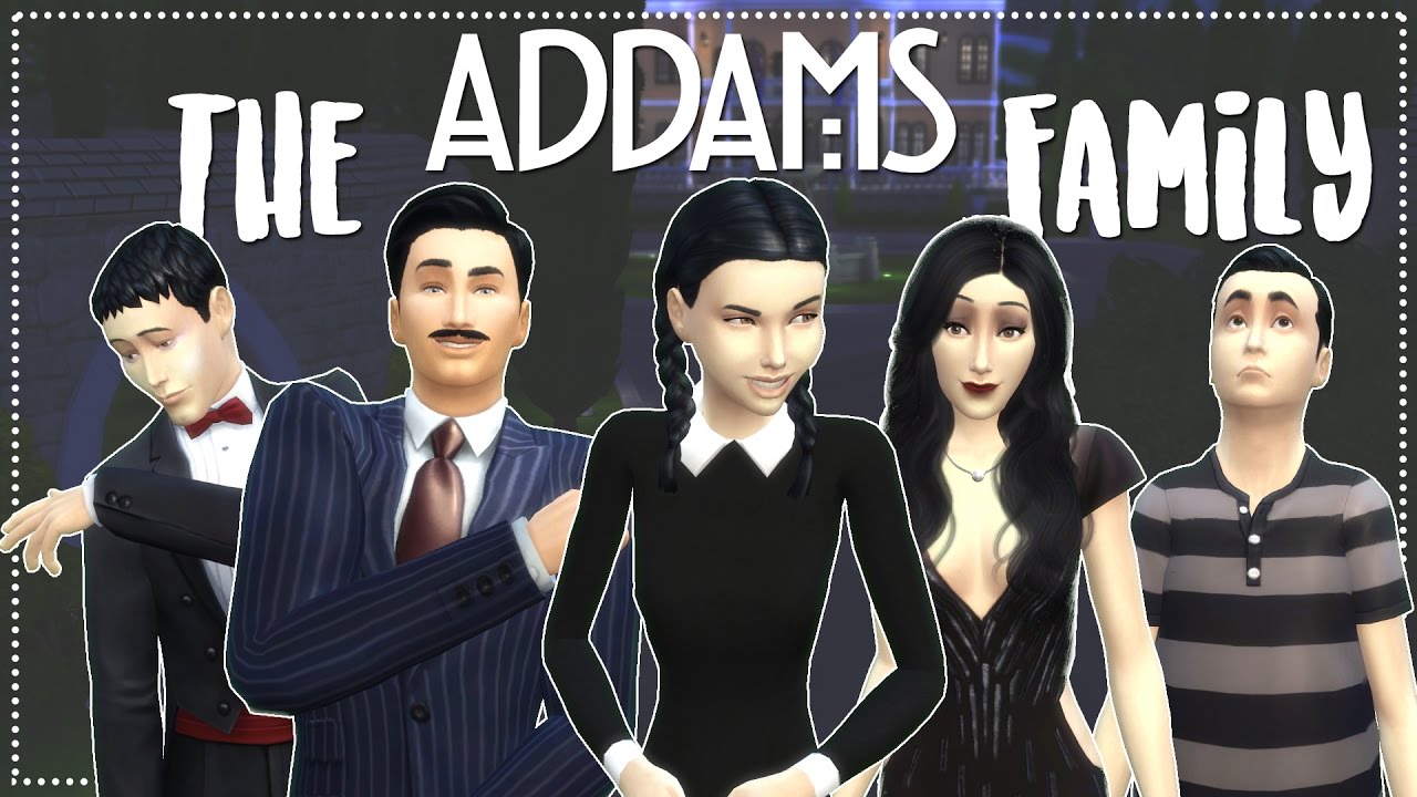 Addams family sims 4