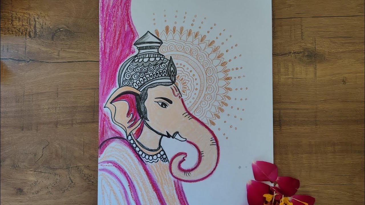 Shree Ganesh Maharaj Drawing | Jai Ganesha  