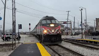 Metra RI: Joliet Bound Train #117 @ Blue Island / Vermont Station (With MP36PH-3C 418 Pulling)