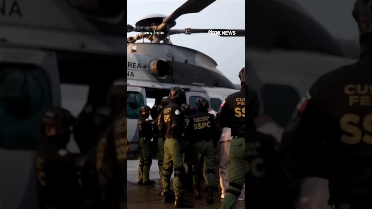 WATCH: Mexican cartel leaders extradited to US #shorts #viral #foxnews #world