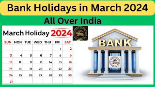 Bank Holidays in March 2024 #bankholidayinmar2024 #2024bankholidays #advayainfo