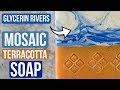 Glycerin Rivers In Soap 💠Mosaic Terracotta | Royalty Soaps