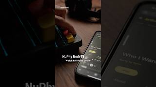 NuPhy Node75 + Blush Max + スペースバー = 完璧な静けさ！フルアン