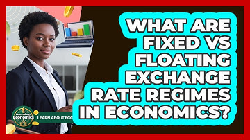 What Are Fixed Vs Floating Exchange Rate Regimes In Economics? - Learn About Economics