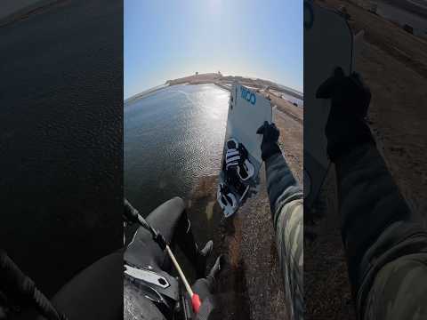 Board off by the fin / Kiteboarding #kitesurfer #corekites #extremesport #kitesurf