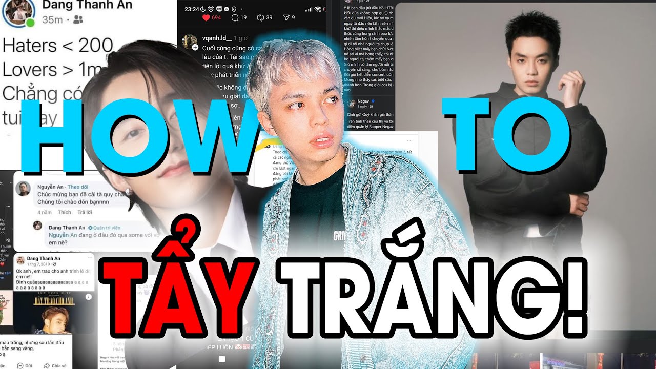 HƯỚNG DẪN TẨY TRẮNG CỰC MẠNH NHƯ NEGAV VÀ SƠN TÙNG MTP! Tekstation