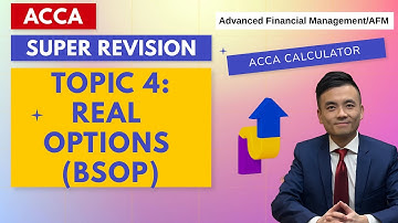 ACCA AFM BSOP (Black Scholes Option Pricing Model) in 2025 exam