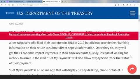 IRS Stimulus Tracker - Get My Payment App