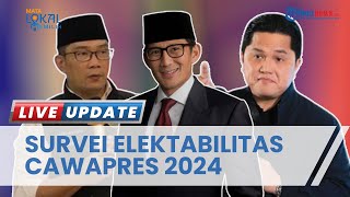 Hasil Survei Cawapres 2024 dari 6 Lembaga, Erick Thohir, Ridwan Kamil & Sandiaga Mana yang Unggul?