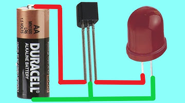 1.5 VOLT İLE LED FLAŞÖR DEVRESİ  ( BC547 - BC557 ) - LED Flasher with one 1.5v Battery