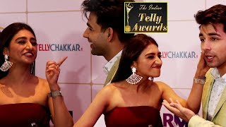 Fun Chat With Mohena Kumari & Rishi Dev Yrkkh Indian Telly Awards 2019