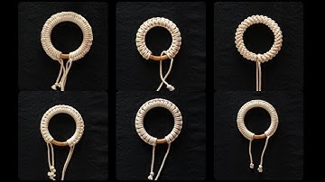 6 Macrame Ring Covering Techniques | how to make...