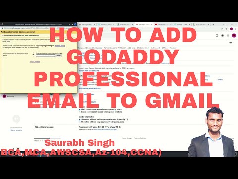 HOW TO ADD GODADDY PROFESSIONAL EMAIL TO GMAIL