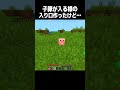 豚用の入口作ってみた #minecraft