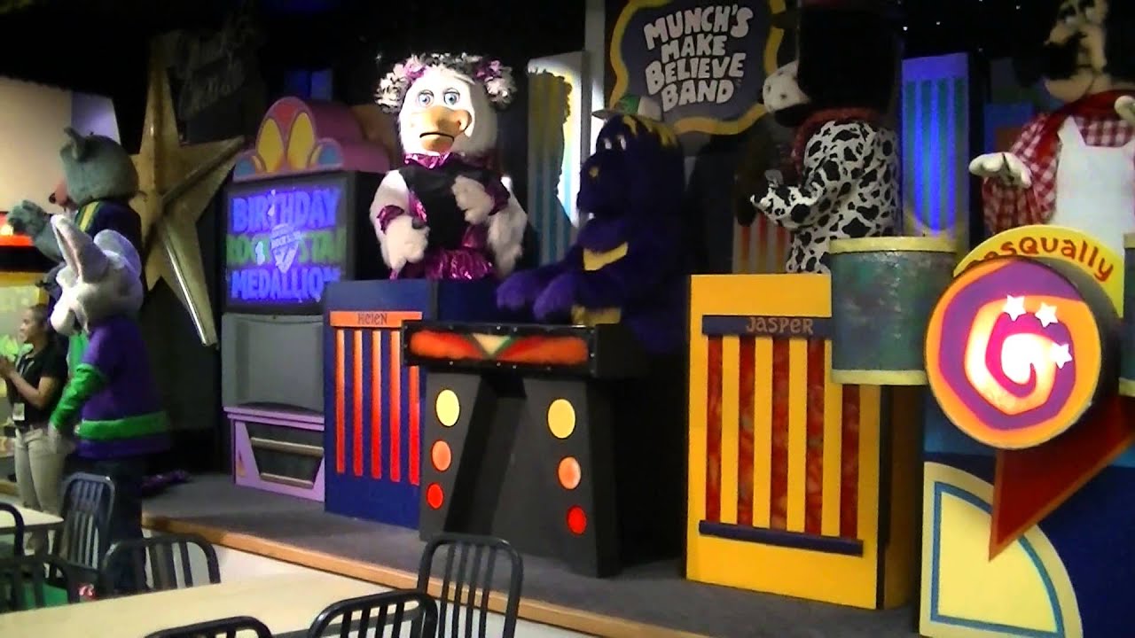 Chuck E Cheese West Hills Rockstar Birthday Youtube