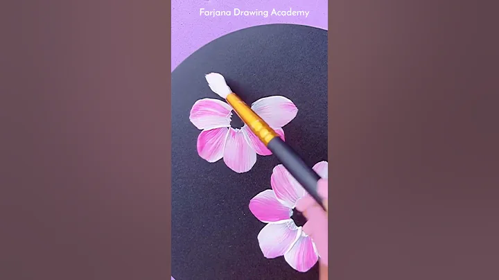 Easy Acrylic Painting for Beginners | How to paint Flowers || Painting Tutorials #Satisfying - DayDayNews