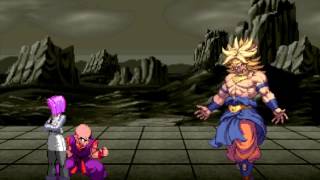 M.U.G.E.N - Dragonball Super (Android 18 & Krillin vs Broly)