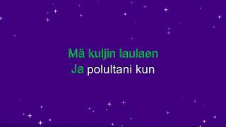 Video thumbnail of "Eilen kun mä tiennyt en"