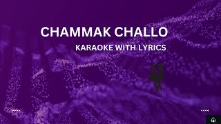 CHAMMAK CHALLO KARAOKE SONG WITH LYRICS | AKON SONG | SHAH RUKH KHAN MOVIE | RA ONE