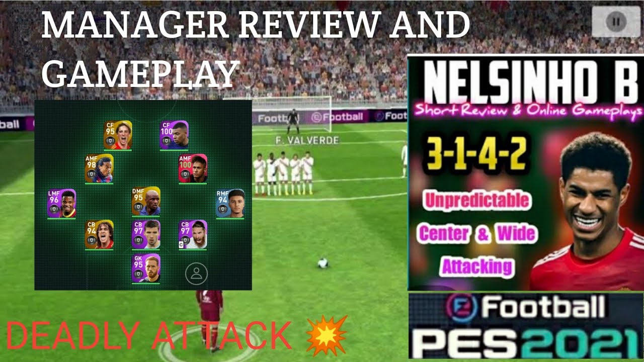 NELSINHO.B MANAGER REVIEW     BEST COUNTER ATTACKING FORMATION