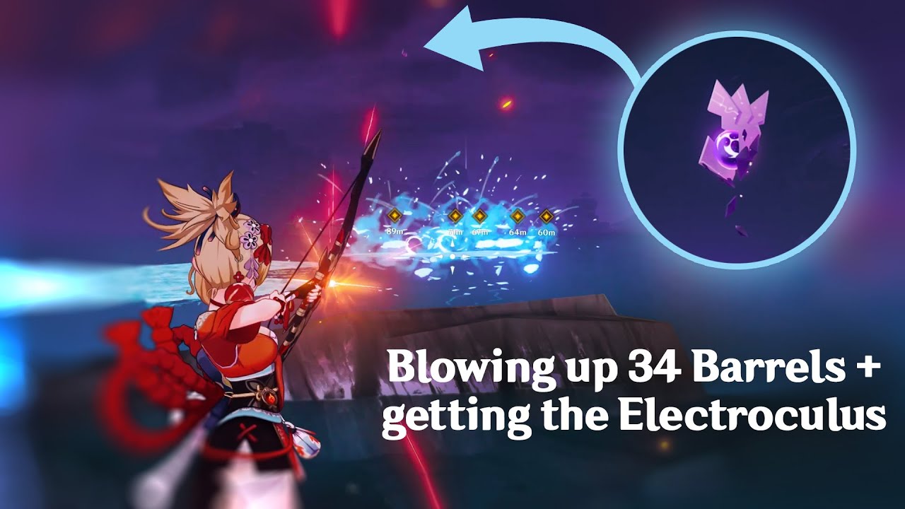 Blowing up 34 barrels + Getting Electroculus | Seirai Island