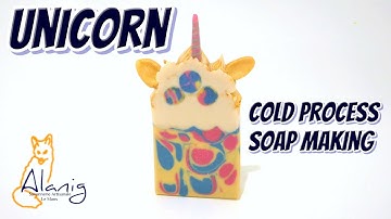 (eng) - Unicorn - Cold process soap making